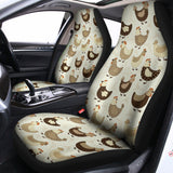 Cute Chicken Pattern Print Universal Fit Car Seat Covers 102422