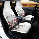 Cute Chihuahua With Glasses Print Universal Fit Car Seat Covers 102422