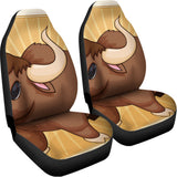 Cute Chinese Ox Zodiac Print Universal Fit Car Seat Covers 102422