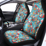 Cute Christmas Elements Pattern Print Universal Fit Car Seat Covers 102422