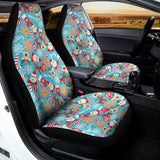 Cute Christmas Elements Pattern Print Universal Fit Car Seat Covers 102422
