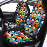 Cute Colorful Penguin Pattern Print Universal Fit Car Seat Covers 102422