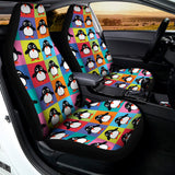 Cute Colorful Penguin Pattern Print Universal Fit Car Seat Covers 102422