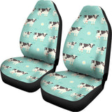 Cute Cow And Baby Cow Pattern Print Universal Fit Car Seat Covers 102422