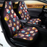Cute Cupcake Pattern Print Universal Fit Car Seat Covers 102422