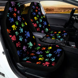 Cute Dino Footprint Pattern Print Universal Fit Car Seat Covers 102422