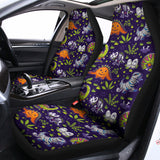 Cute Dino Halloween Pattern Print Universal Fit Car Seat Covers 102422