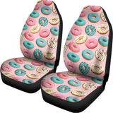 Cute Donut Pattern Print Universal Fit Car Seat Covers 102422