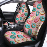 Cute Donut Pattern Print Universal Fit Car Seat Covers 102422