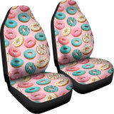 Cute Donut Pattern Print Universal Fit Car Seat Covers 102422