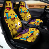 Cute Emoji Pattern Print Universal Fit Car Seat Covers 102422