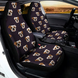 Cute English Bulldog Pattern Print Universal Fit Car Seat Covers 102422