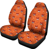 Cute Fox Pattern Print Universal Fit Car Seat Covers 102422