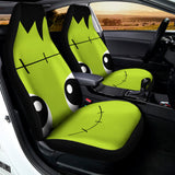 Cute Frankenstein Face Print Universal Fit Car Seat Covers 102422
