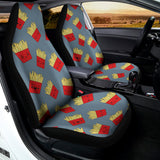 Cute French Fries Pattern Print Universal Fit Car Seat Covers 102422