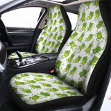 Cute Frog Pattern Print Universal Fit Car Seat Covers 102422
