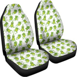 Cute Frog Pattern Print Universal Fit Car Seat Covers 102422
