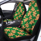 Cute Gingerbread Man Pattern Print Universal Fit Car Seat Covers 102422