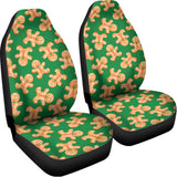 Cute Gingerbread Man Pattern Print Universal Fit Car Seat Covers 102422