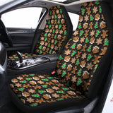 Cute Gingerbread Pattern Print Universal Fit Car Seat Covers 102422