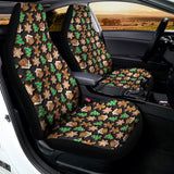 Cute Gingerbread Pattern Print Universal Fit Car Seat Covers 102422
