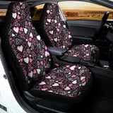 Cute Girly Heart Pattern Print Universal Fit Car Seat Covers 102422