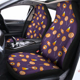 Cute Halloween Candy Pattern Print Universal Fit Car Seat Covers 102422