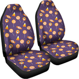 Cute Halloween Candy Pattern Print Universal Fit Car Seat Covers 102422
