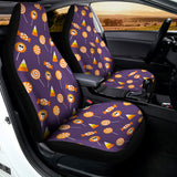 Cute Halloween Candy Pattern Print Universal Fit Car Seat Covers 102422