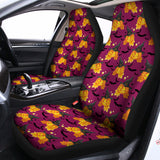 Cute Halloween Pumpkin Witch Print Universal Fit Car Seat Covers 102422