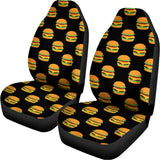 Cute Hamburger Pattern Print Universal Fit Car Seat Covers 102422