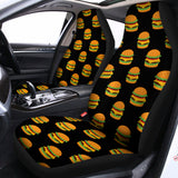 Cute Hamburger Pattern Print Universal Fit Car Seat Covers 102422