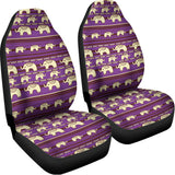 Cute Indian Tribal Elephant Print Universal Fit Car Seat Covers 102422