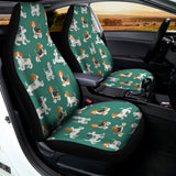 Cute Jack Russell Terrier Pattern Print Universal Fit Car Seat Covers 102422