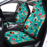 Cute Japanese Sushi Pattern Print Universal Fit Car Seat Covers 102422