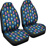 Cute Jellyfish Pattern Print Universal Fit Car Seat Covers 102422