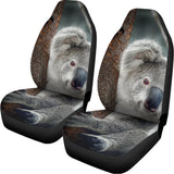 Cute Koala Print Universal Fit Car Seat Covers 102422