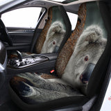 Cute Koala Print Universal Fit Car Seat Covers 102422