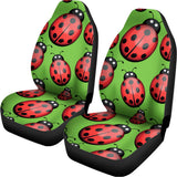 Cute Ladybug Pattern Print Universal Fit Car Seat Covers 102422