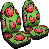 Cute Ladybug Pattern Print Universal Fit Car Seat Covers 102422