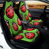 Cute Ladybug Pattern Print Universal Fit Car Seat Covers 102422