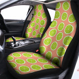 Cute Lime Pattern Print Universal Fit Car Seat Covers 102422