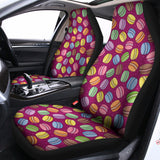 Cute Macaron Pattern Print Universal Fit Car Seat Covers 102422