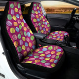 Cute Macaron Pattern Print Universal Fit Car Seat Covers 102422