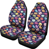 Cute Macarons Pattern Print Universal Fit Car Seat Covers 102422