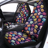 Cute Macarons Pattern Print Universal Fit Car Seat Covers 102422