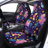 Cute Night Star Unicorn Pattern Print Universal Fit Car Seat Covers 102422