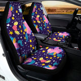 Cute Night Star Unicorn Pattern Print Universal Fit Car Seat Covers 102422