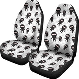 Cute Ninja Pattern Print Universal Fit Car Seat Covers 102422
