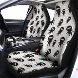 Cute Ninja Pattern Print Universal Fit Car Seat Covers 102422